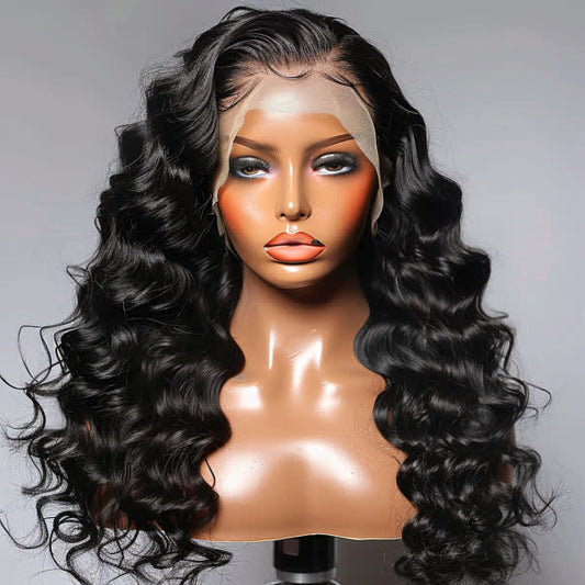 Brazilian Loose Wave Front Lace Wig