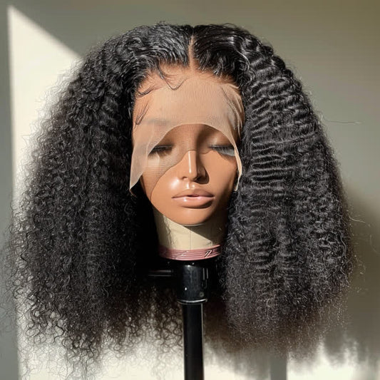 Kinky Straight Closure Wig